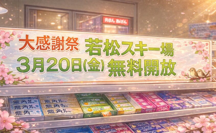 春のビッグイベント開催！　3月20日（金）限定！　入場無料で大開放！