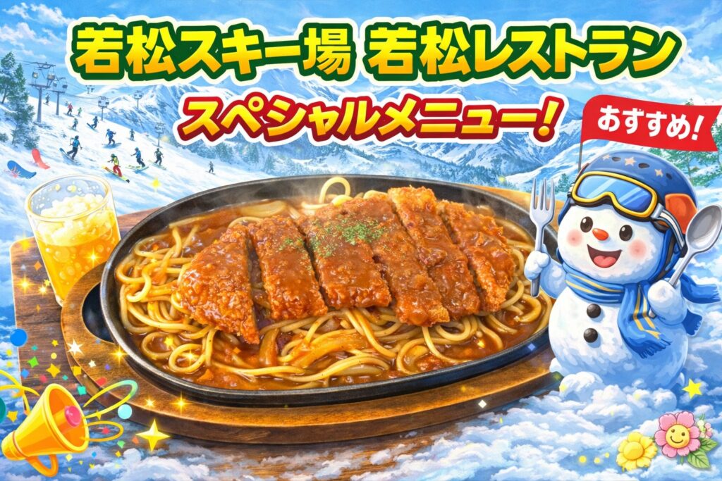 若松スキー場　若松レストラン　スペシャルメニュー