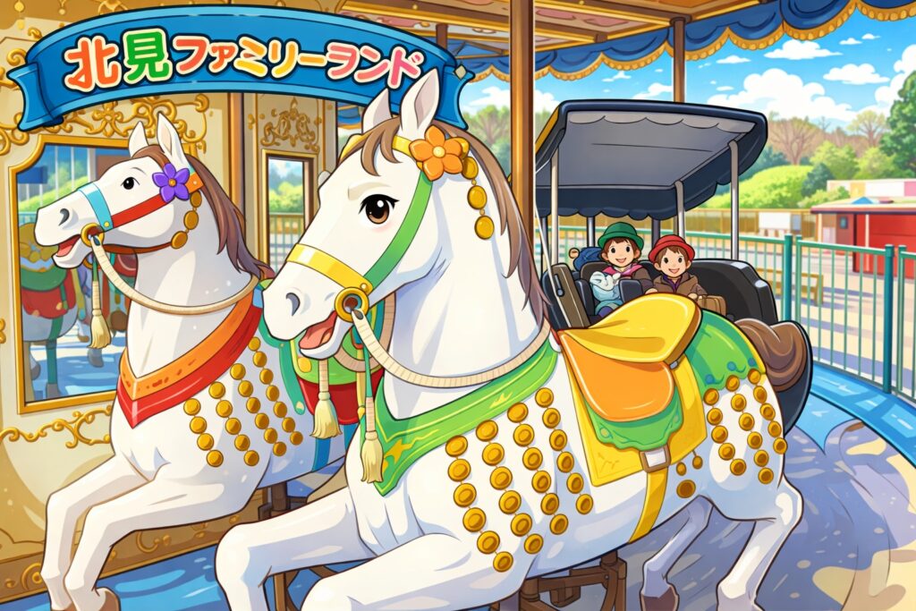 北見ファミリーランドのメリーゴーランドが話題！北海道旅行で絶対訪れたいオホーツクの穴場遊園地